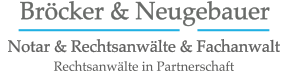 Notar, Rechtsanwälte, Fachanwalt – Kanzlei Bröcker & Neugebauer Georgsmarienhütte Logo