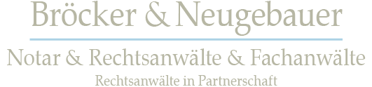 Notar, Rechtsanwälte, Fachanwalt – Kanzlei Bröcker & Neugebauer Georgsmarienhütte Logo